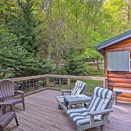 Bryson City Cabin With Fire Pit On Coopers Creek! Eksteriør billede
