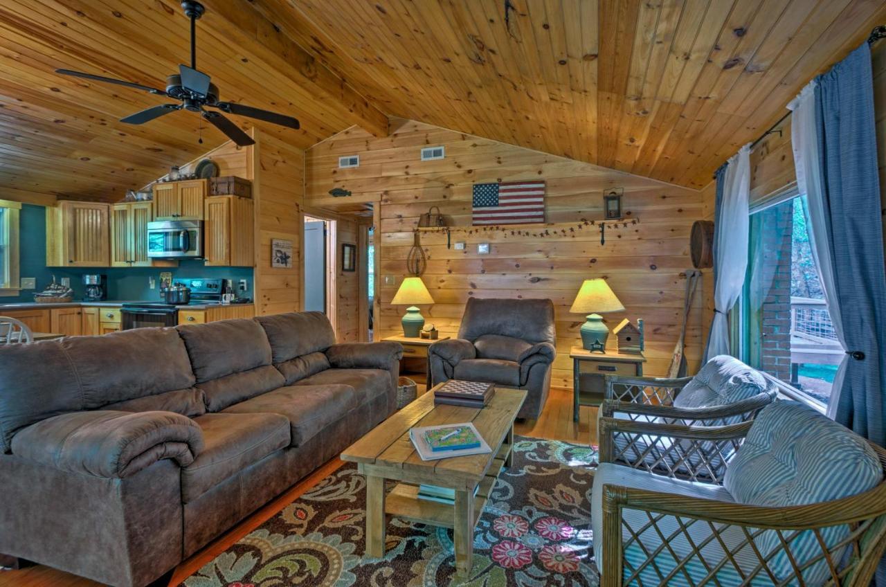 Bryson City Cabin With Fire Pit On Coopers Creek! Eksteriør billede