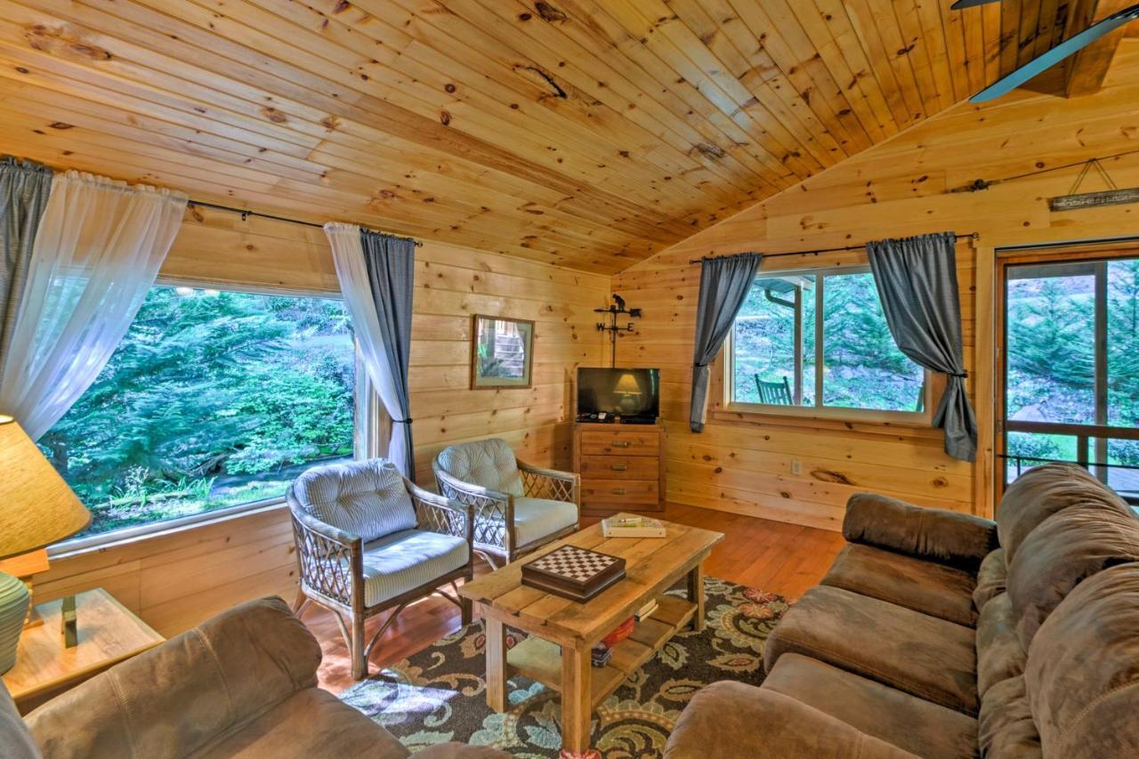 Bryson City Cabin With Fire Pit On Coopers Creek! Eksteriør billede