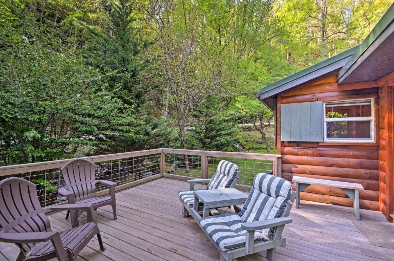Bryson City Cabin With Fire Pit On Coopers Creek! Eksteriør billede