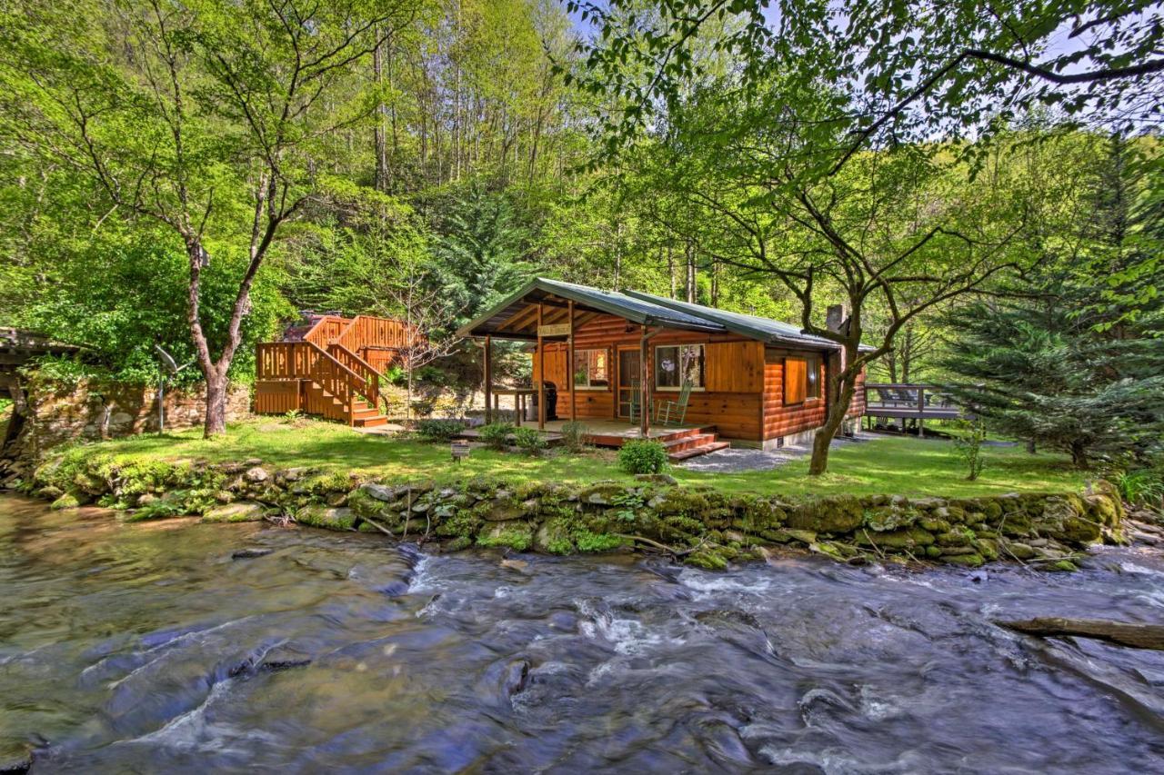 Bryson City Cabin With Fire Pit On Coopers Creek! Eksteriør billede