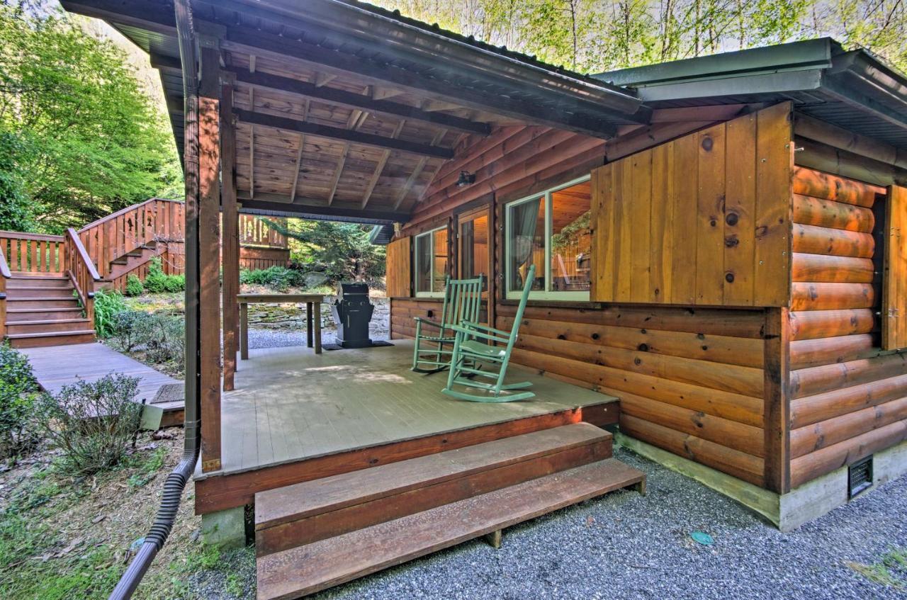 Bryson City Cabin With Fire Pit On Coopers Creek! Eksteriør billede