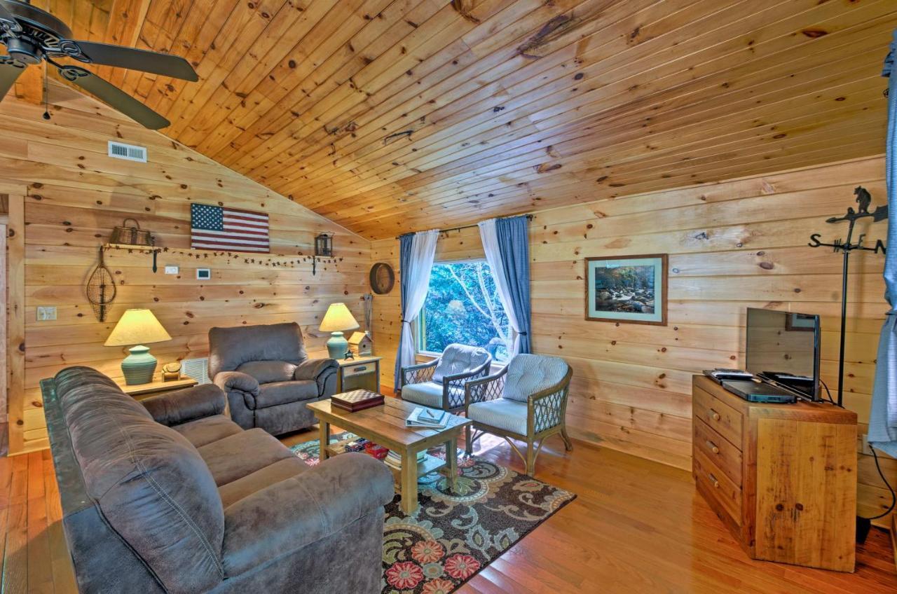 Bryson City Cabin With Fire Pit On Coopers Creek! Eksteriør billede